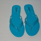 Women's Turquois Patent Triple Strap Sandals Small (5-6)