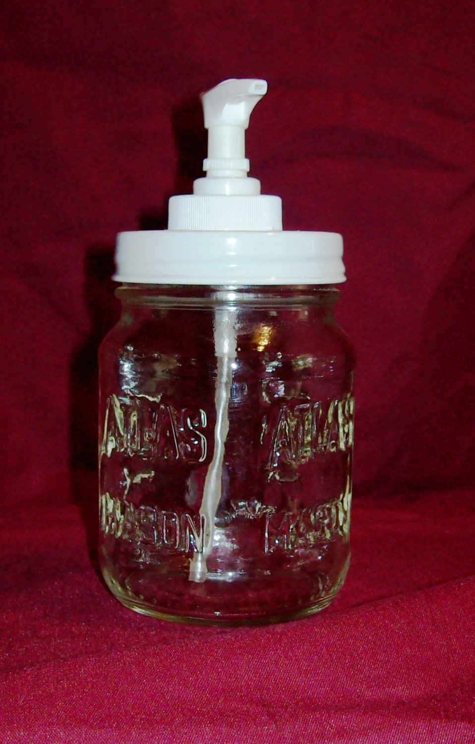 Mason Jar Soap ~ Lotion ~ Hand Sanitizer Dispenser 1763