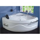 W001, Tiangle Shape Whirlpool Spa Bath Tub 135cm x 135cm x66cm