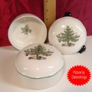 NIKKO Christmastime TWO Lidded Trinket Boxes MINT !