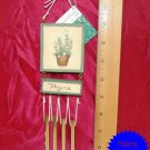 Pfaltzgraff NATUREWOOD Thyme Resin Wind Chime NWT !!