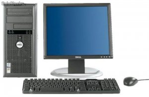 Dell GX620 Desktop 2.8GHz P4 CPU / 2GB Ram / 80GB HDD / Win 7 Ultimate / Office 2007  w/ 17' Monitor