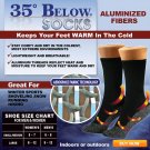 35 Below Socks 1 pair - Large - Black