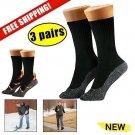 35 Below Socks 3 pair - Large - Black