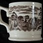 19th C. Antique Irish Lovers & Cows Mug Very Good Cond.