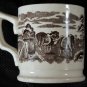 19th C. Antique Irish Lovers & Cows Mug Very Good Cond.