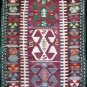 S Antique Tribal Kilim, Esme Usak Anatolia. Cicim Çicim