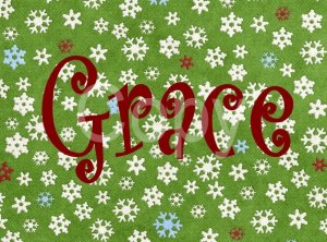 Custom Name Initial Snowflakes Scrabble Tile Pendant Image 13