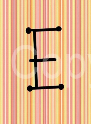 Custom Name or Initial Scrabble Tile Pendant Pastel Strip Image 4