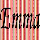 Custom Name or Initial Scrabble Tile Pendant Stripe Image 2