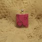 New Scrabble Tile Pendant Black Pink Swirl Heart  1
