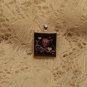 New Scrabble Tile Pendant Flower Pink Skull Heart 7