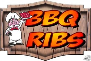 BBQ Ribs Decal