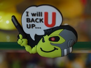 Emoticon 3-D Magnet " I Will Back U Up " fr emoticonislive.com