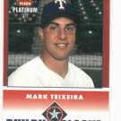 2002 Fleer Platinum Building Blocks Mark Teixeira Rookie Card Texas Rangers