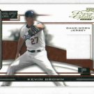 2003 Playoff Piece Of The Game Kevin Brown Jersey Card Los Angeles Dodgers