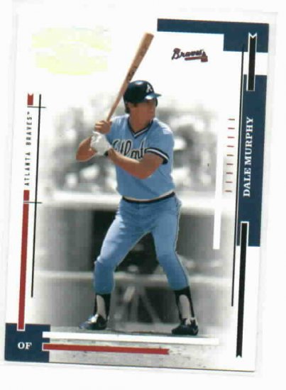 2004 Donruss Throwback Threads Dale Murphy #D /100 Atlanta Braves