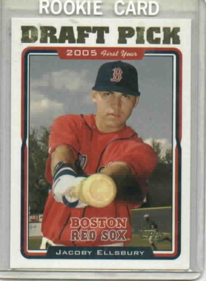 2005 Topps Update Jacoby Ellsbury Rookie Card Boston Red Sox