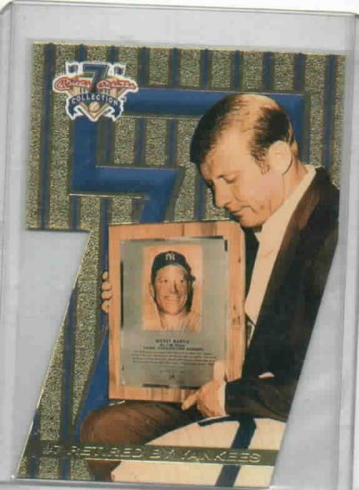 Mickey Mantle Collection Promotional Baseball Card New York Yankees