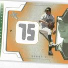 2002 Fleer Ex Behind The Numbers Barry Zito Game Used Jersey Baseball Card