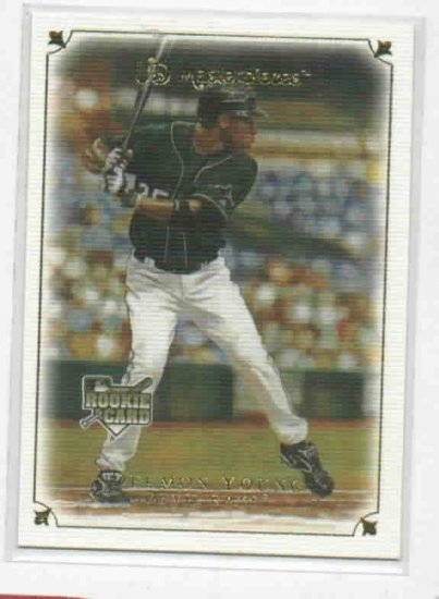 2007 Upper Deck Masterpieces Delmon Young Rookie Tampa Bay Rays