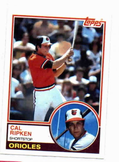 1983 Topps Cal Ripken Jr. SHARP CARD. Baltimore Orioles