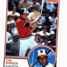 1983 Topps Cal Ripken Jr. SHARP CARD. Baltimore Orioles