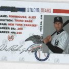 2004 Donruss Studio Stars Alex Rodriguez Insert SS-2 New York Yanlees