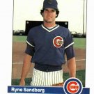 1984 Fleer Ryne Sandberg Chicago Cubs Baseball Card NICE