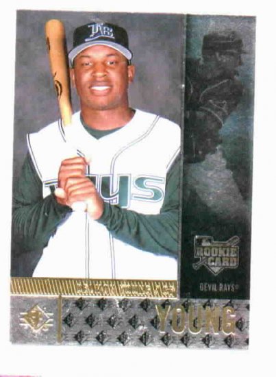 2007 Upper Deck SP Delmon Young Rookie Card Tampa Bay Rays