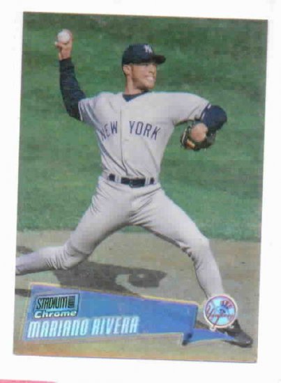2000 Stadium Club Chrome Refractor Mariano Rivera New York Yankees Baseball Card