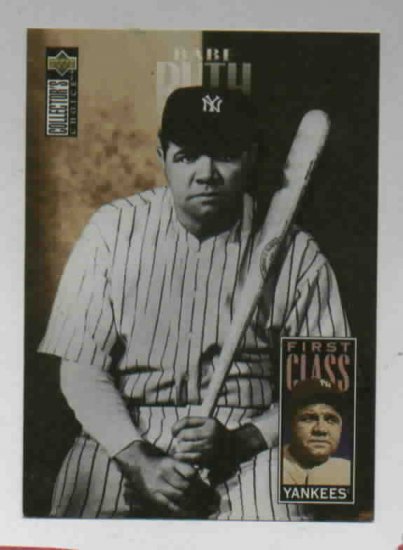1996 Upper Deck Collectors Choice Babe Ruth New York Yankees First Class
