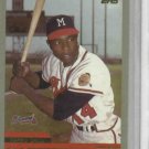 2000 Topps Hank Aaron Atlanta Braves Baseball Card #44
