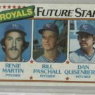 1980 Topps Dan Quisenberry Rookie Card Kansas City Royals