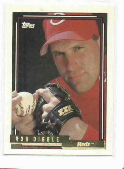 1992 Topps Gold Rob Dibble Pre Production Sample Cincinnati Reds RARE