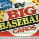 1989 Topps Big Baseball Cards Unopened Wax Pack