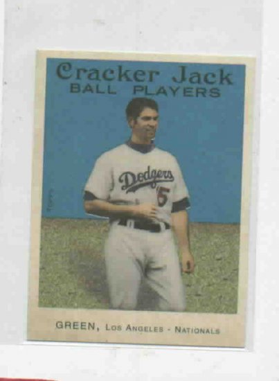 2004 Topps Cracker Jack Mini Blue Shawn Green Los Angeles Dodgers