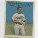 2004 Topps Cracker Jack Mini Blue Shawn Green Los Angeles Dodgers
