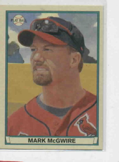 2003 Upper Deck Playball Mark McGwire SAMPLE St. Louis Cardinals ODDBALL