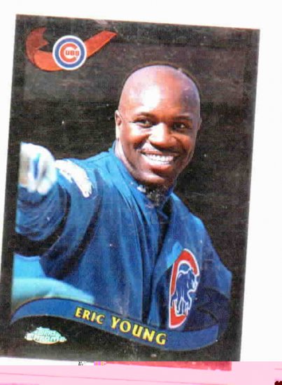 2002 Topps Chrome Black Eric Young Chicago Cubs  #D7 /50 Refractor