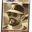1989 Kenner Starting Lineup Baseball Greats Reggie Jackson Baseball Card A's Yankees Oddball