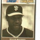 1989 Kenner Starting Lineup Baseball Greats Willie McCovey Baseball Card  Giants Oddball