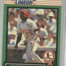 1989 Kenner Starting Lineup Vince Coleman Baseball Card St. Louis Cardinals Oddball