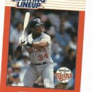 1988 Kenner Starting Lineup Kirby Puckett Baseball Card Minnesota Twins Oddball