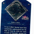 2002 Fleer Fall Classics Eddie Collins HOF Plaque Philidelphia Athletics #D / 1939