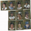 1982 Topps Sticker Album Complete American League All Star Foil Set Brett Carew Morris