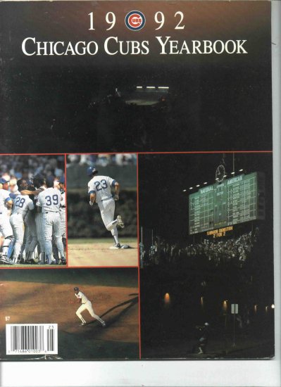 1992 Chicago Cubs Yearbook