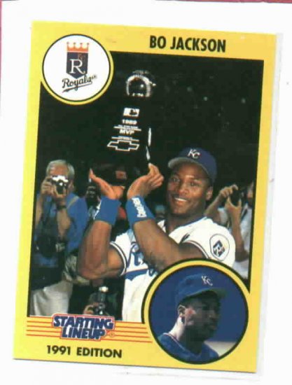 1991 Kenner Starting Lineup Bo Jackson Kansas City Royals Oddball