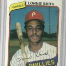 1980 Topps Burger King Lonnie Smith Philidelphia Phillies Oddball Card