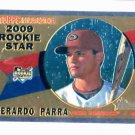 2009 Topps Heritage Chrome Gerardo Parra Arizona Diamondbacks Rookie Card #D / 1960